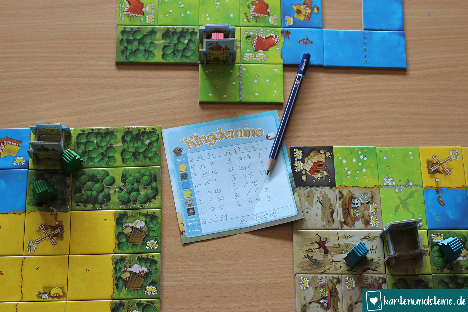 Spiel Kingdomino Auswertung