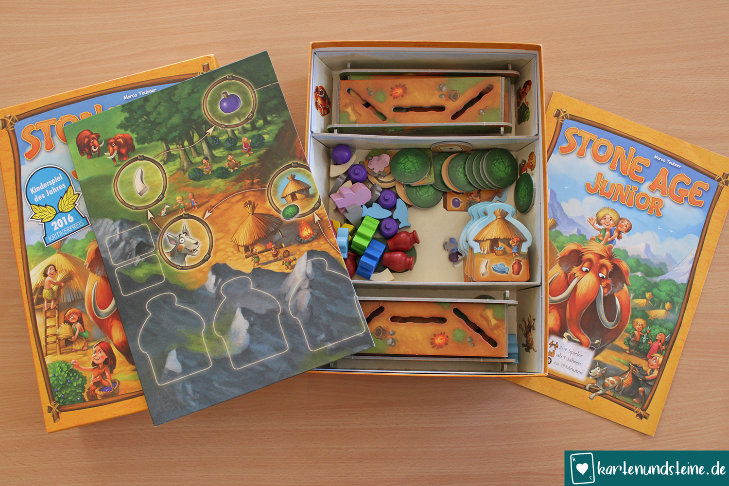 Spiel Stone Age Junior - Boxinhalt