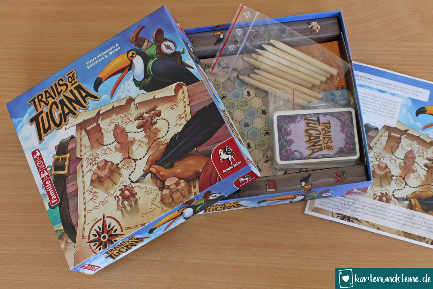 Flip&Write Spiel Trails of Tucana